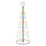 NNEVL Christmas Cone Tree Colourful 108 LEDs 70x180 cm