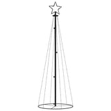 NNEVL Christmas Cone Tree Colourful 108 LEDs 70x180 cm