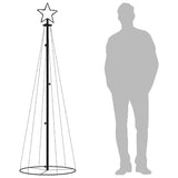 NNEVL Christmas Cone Tree Colourful 108 LEDs 70x180 cm
