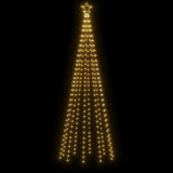 NNEVL Christmas Cone Tree Warm White 310 LEDs 100x300 cm