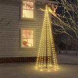 NNEVL Christmas Cone Tree Warm White 310 LEDs 100x300 cm