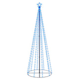 NNEVL Christmas Cone Tree Blue 310 LEDs 100x300 cm