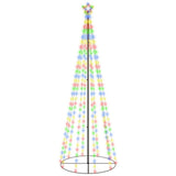 NNEVL Christmas Cone Tree Colourful 310 LEDs 100x300 cm