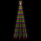 NNEVL Christmas Cone Tree Colourful 310 LEDs 100x300 cm
