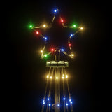 NNEVL Christmas Cone Tree Colourful 310 LEDs 100x300 cm