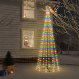 NNEVL Christmas Cone Tree Colourful 310 LEDs 100x300 cm