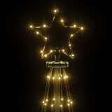 NNEVL Christmas Tree with Spike Warm White 108 LEDs 180 cm