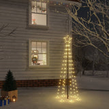 NNEVL Christmas Tree with Spike Warm White 108 LEDs 180 cm