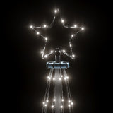 NNEVL Christmas Tree with Spike Cold White 108 LEDs 180 cm