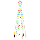 NNEVL Christmas Tree with Spike Colourful 108 LEDs 180 cm