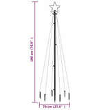 NNEVL Christmas Tree with Spike Colourful 108 LEDs 180 cm