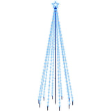 NNEVL Christmas Tree with Spike Blue 310 LEDs 300 cm