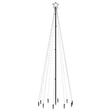 NNEVL Christmas Tree with Spike Blue 310 LEDs 300 cm