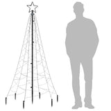 NNEVL Christmas Tree with Spike Warm White 200 LEDs 180 cm
