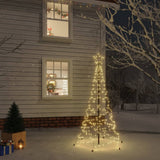 NNEVL Christmas Tree with Spike Warm White 200 LEDs 180 cm