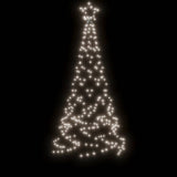 NNEVL Christmas Tree with Spike Cold White 200 LEDs 180 cm