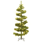 NNEVL Swirl Pre-lit Christmas Tree with Stand Green 180 cm PVC