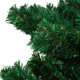 NNEVL Swirl Pre-lit Christmas Tree with Stand Green 180 cm PVC