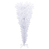 NNEVL Upside-down Artificial Christmas Tree with Stand White 120 cm