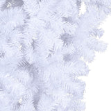 NNEVL Upside-down Artificial Christmas Tree with Stand White 150 cm
