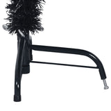 NNEVL Artificial Half Christmas Tree with Stand Black 120 cm PVC