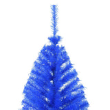 NNEVL Artificial Half Christmas Tree with Stand Blue 240 cm PVC