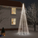 NNEVL Christmas Cone Tree Cold White 732 LEDs 160x500 cm