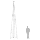 NNEVL Christmas Cone Tree Blue 732 LEDs 160x500 cm