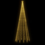 NNEVL Christmas Tree with Spike Warm White 732 LEDs 500 cm