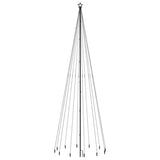 NNEVL Christmas Tree with Spike Cold White 732 LEDs 500 cm