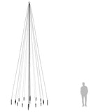 NNEVL Christmas Tree with Spike Cold White 1134 LEDs 800 cm