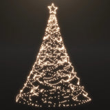 NNEVL Christmas Tree with Spike Warm White 1400 LEDs 500 cm