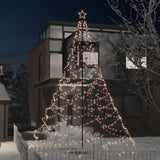 NNEVL Christmas Tree with Spike Warm White 1400 LEDs 500 cm