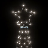 NNEVL Christmas Tree with Spike Cold White 3000 LEDs 800 cm