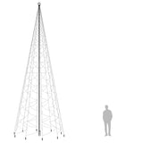 NNEVL Christmas Tree with Spike Cold White 3000 LEDs 800 cm