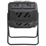 NNEVL Garden Compost Bin Black 73x64x95 cm 160 L
