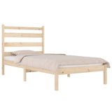 NNEVL Bed Frame Solid Wood Pine 90x190 cm 3FT Single