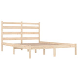 NNEVL Bed Frame Solid Wood Pine 180x200 cm 6FT Super King