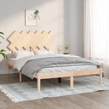 NNEVL Bed Frame 137x187 cm Double Size Solid Wood