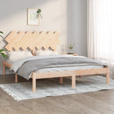 NNEVL Bed Frame 153x203 cm Queen Size Solid Wood