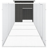 NNEVL Chicken Cage Anthracite 500x91x100 cm Galvanised Steel