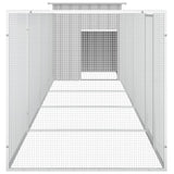 NNEVL Chicken Cage Grey 500x91x100 cm Galvanised Steel