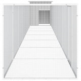 NNEVL Chicken Cage Grey 700x91x100 cm Galvanised Steel