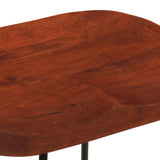 NNEVL Gavin Bar Stools 2 pcs 50x40x78 cm Solid Wood Mango
