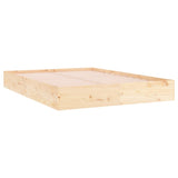 NNEVL Bed Frame Solid Wood 183x203 cm King Size