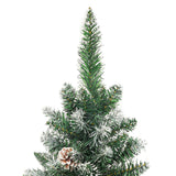 NNEVL Artificial Slim Christmas Tree with Stand 180 cm PVC