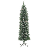 NNEVL Artificial Slim Christmas Tree with Stand 210 cm PVC
