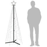 NNEVL Christmas Cone Tree Colourful 200 LEDs 70x180 cm