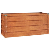 NNEVL Garden Raised Bed Rusty 100x40x45 cm Corten Steel