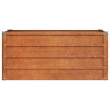 NNEVL Garden Raised Bed Rusty 100x40x45 cm Corten Steel